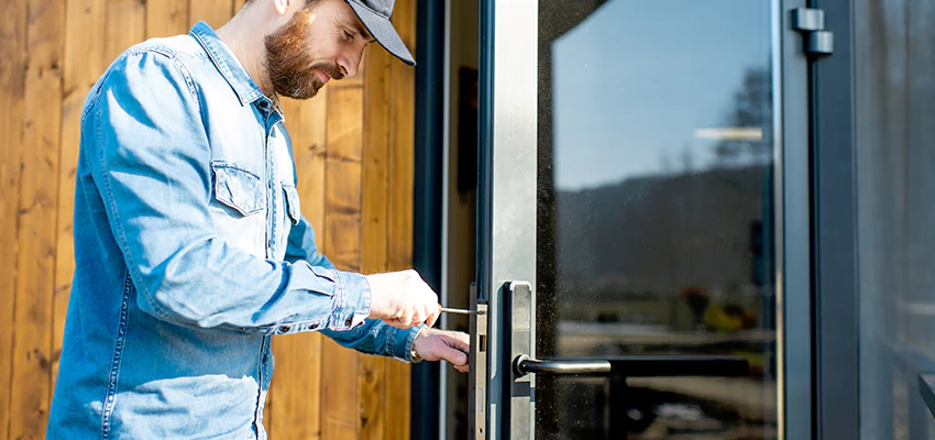 Frameless Glass Storefront Door Locks Replacement in Titusville, FL